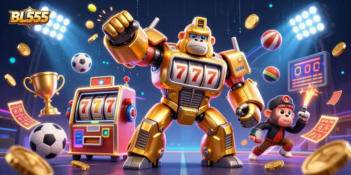 Engage with gaming excitement at BL555, featuring dynamic sports elements and thrilling play