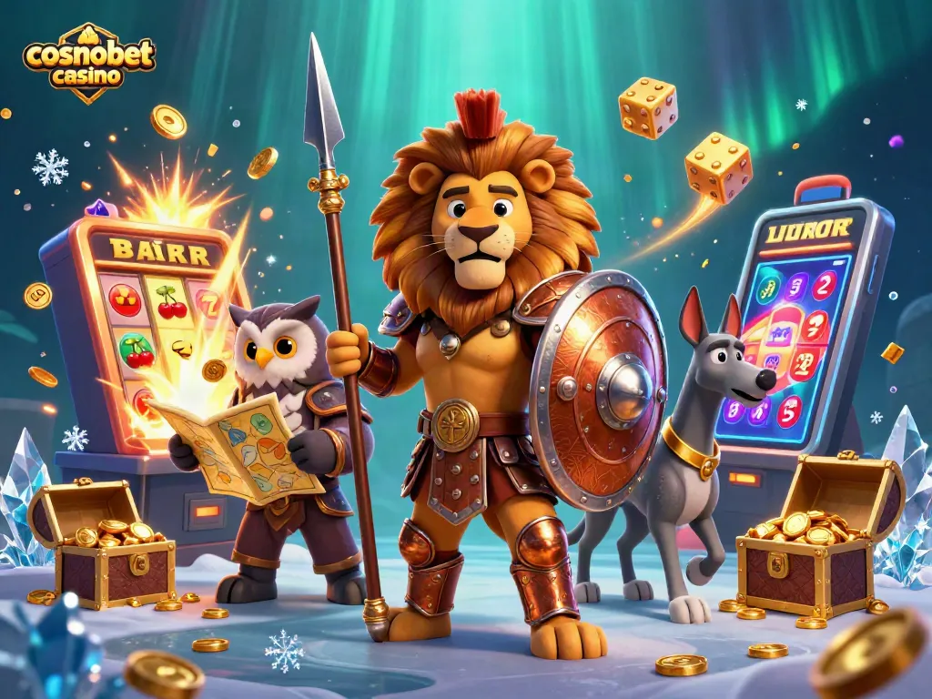 Experience the excitement of cosmobet casino with an explosive illustration of games and bonuses.