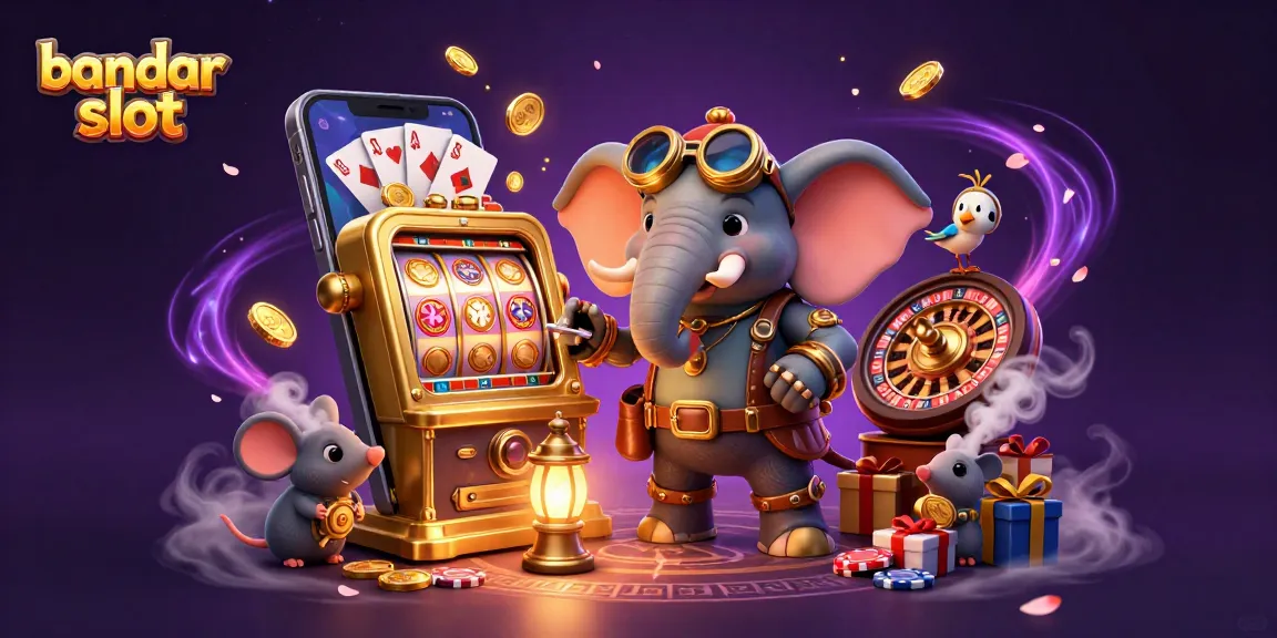 Bets on bandar slot with dynamic cartoon characters at a whimsical casino scene